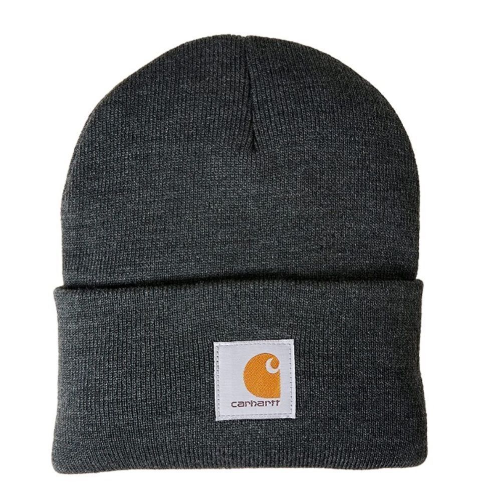 Dark Gray Carhartt Beanie Hat NEW